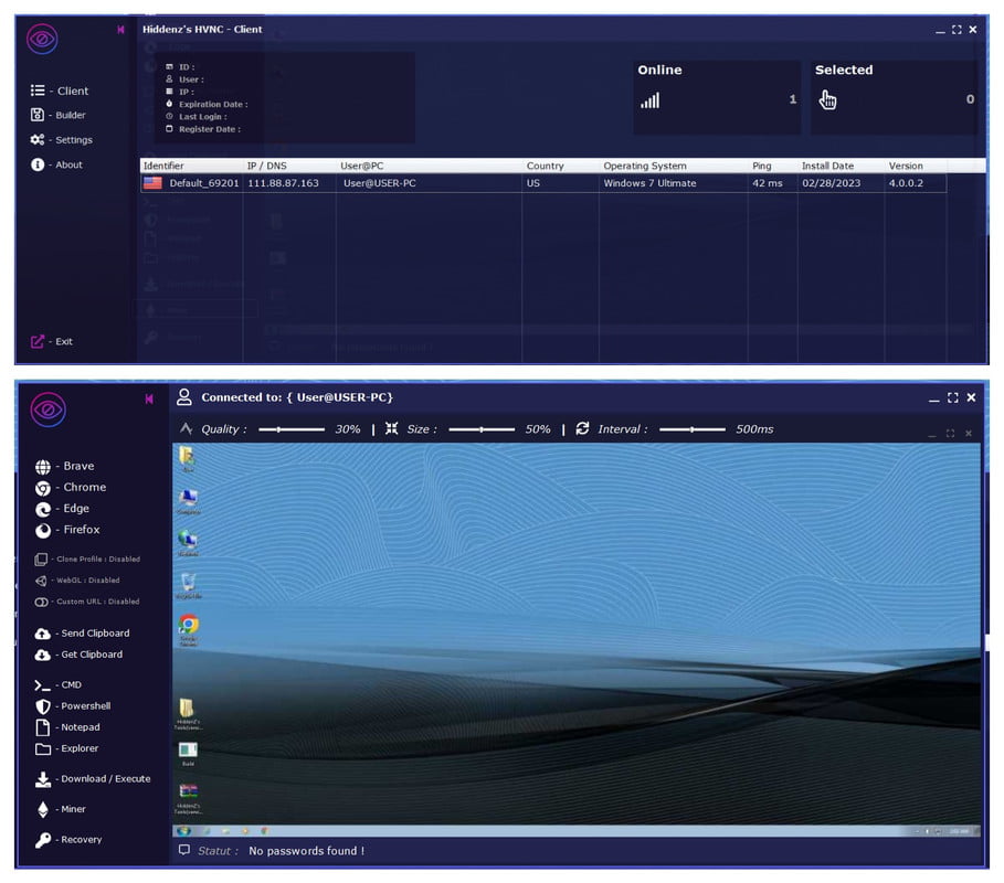 HIDDENZ'S HVNC TOOLS CRACKED 2023