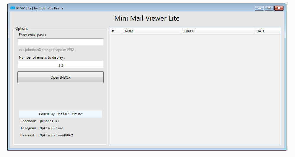 Mini Mail Viewer 2.0 Lite