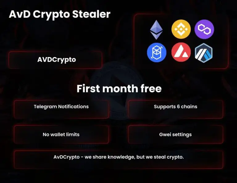 AVD Crypto Stealer 2024