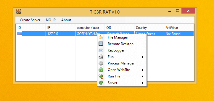 TiG3R RAT v1.0