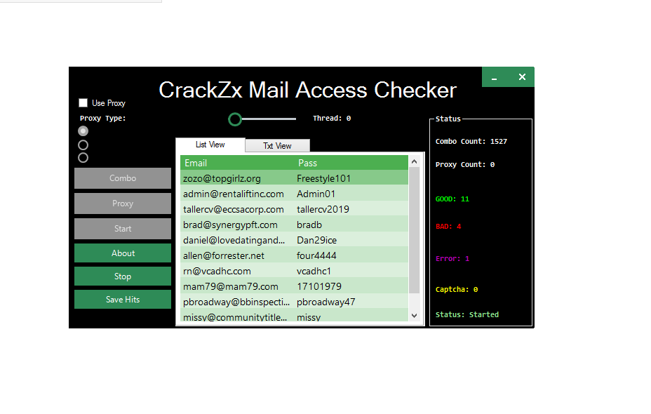 Mail access checker