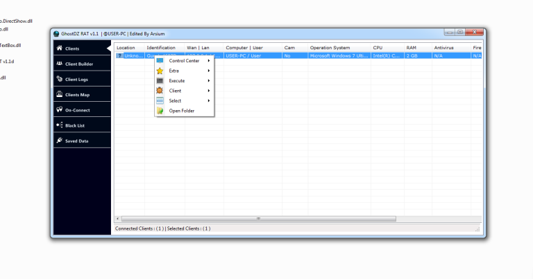 GhostDZ RAT v1.1d