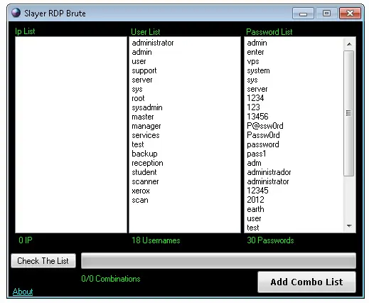 Slayer RDP Scanner and Bruter 2024