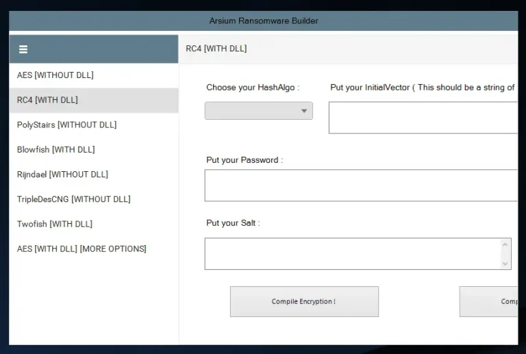 Arsium Ransomware Builder 2024