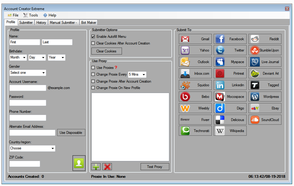 Account Creator Extreme 4.2
