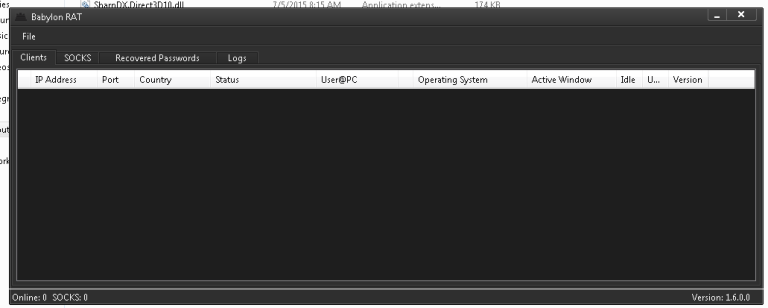Babylon RAT 1.6.0