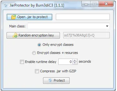 Jar Protector 1.1.1 (Java Crypter)