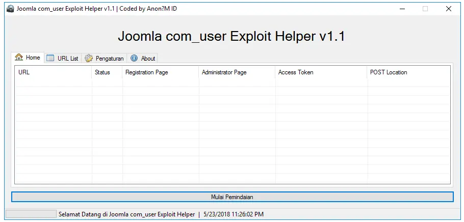 blackhatrussia 8 Joomla user Exploit Helper v1.1