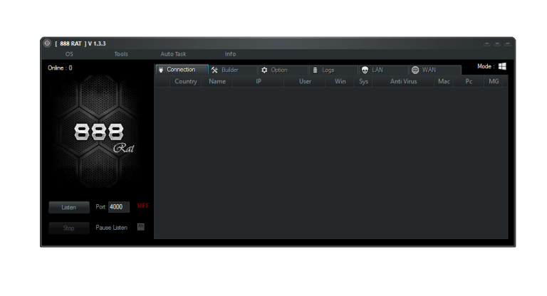 888 RAT v1.3.3 Cracked