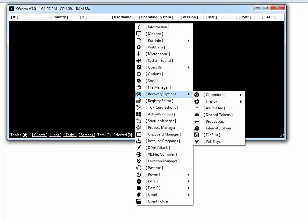 blackhatrussia 4 XWORM V 3.0 Cracked
