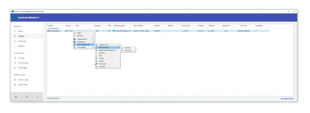 client management
