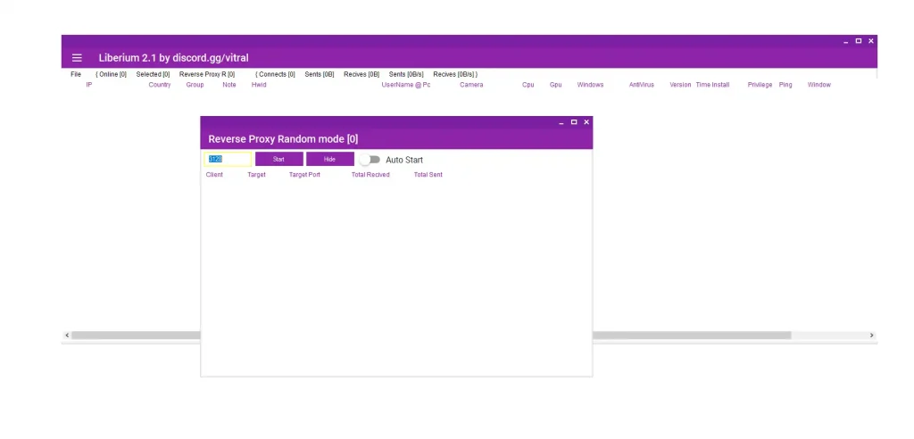 reverse proxy random mode